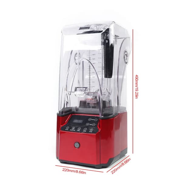 Elektrisk Saftpresser, 2200W Effekt, 2,2L Kapacitet, 6 Stålblade