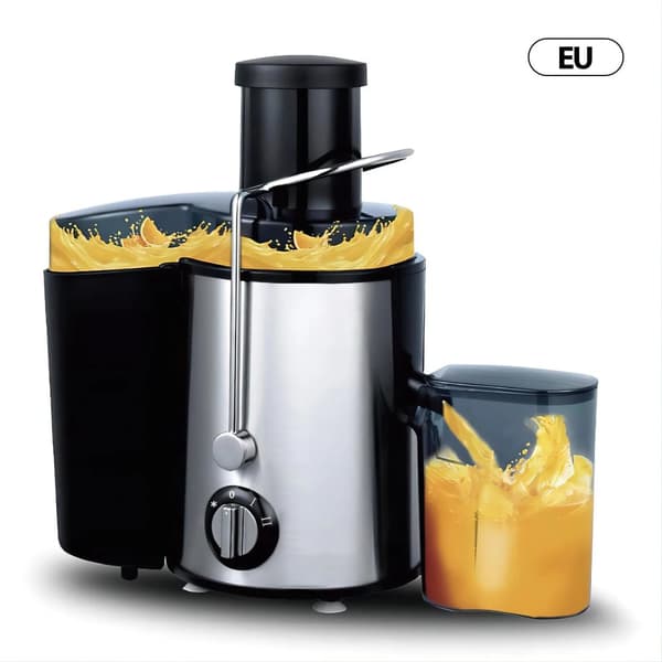 Elektrisk Juicepress, 400W Effekt, 18000 RPM Hastighet,EU, Silver