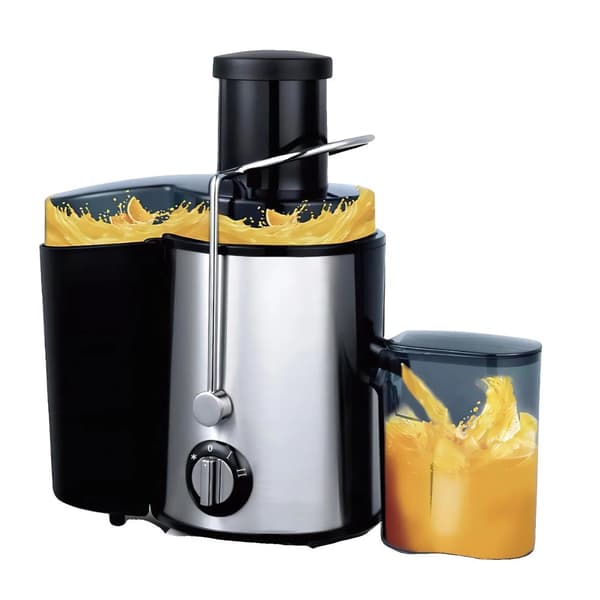Elektrisk Juicepress, 400W Effekt, 18000 RPM Hastighet,EU, Silver