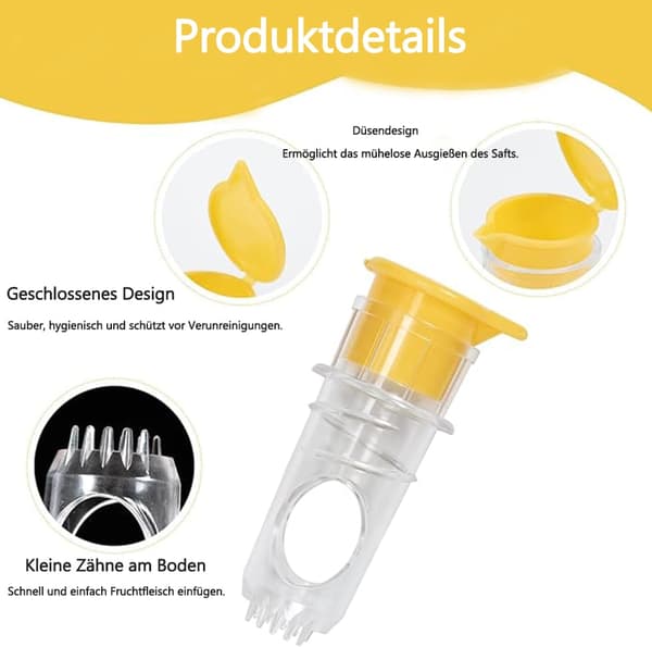 Lollanda Manuell citronpress, juicepress, limefruktpress med juiceutlopp