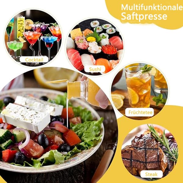 Lollanda Manuell citronpress, juicepress, limefruktpress med juiceutlopp