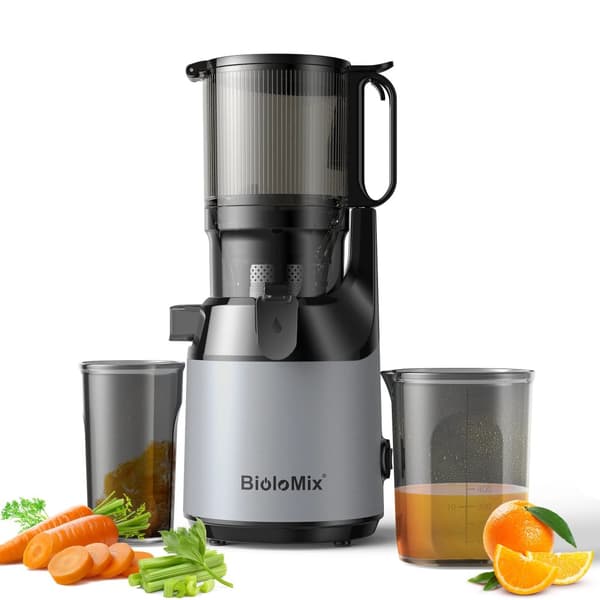 Kallpressad juicepress, 130 mm inmatningsöppning, hög juiceutbyte,220-240V, EU, SJ-023