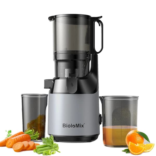 Kallpressad juicepress, 130 mm inmatningsöppning, hög juiceutbyte,220-240V, EU, SJ-023