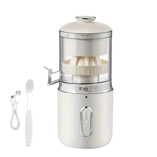 Trådlös Elektrisk Juicepress, USB-laddning, 150 ml kapacitet,Vit