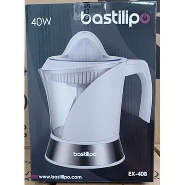Citruspress - BASTILIPO - EX-40B - 1 liter - Dubbel rotationsriktning - Halkfri bas