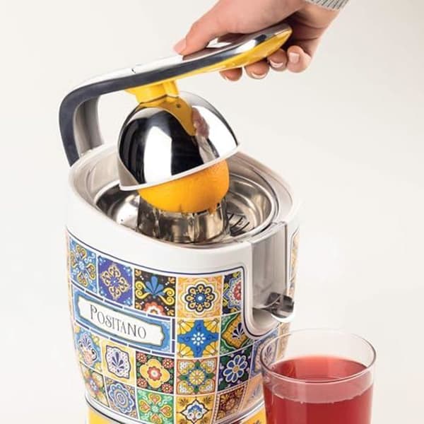 Citruspress - ARIETE - 413 Positano - Elektrisk med spak - 2 koner - Tyst motor