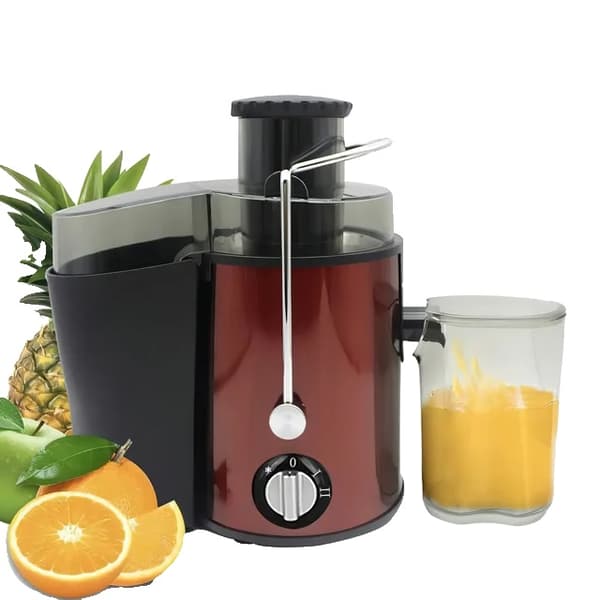 Juicepress, rostfritt stål, lätt att rengöra, Röd, EU