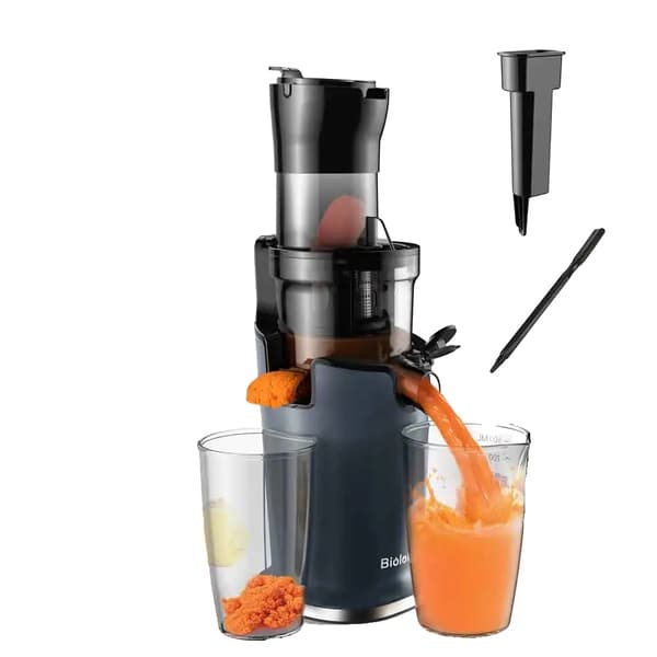 Koldpresset juicer, 200W lavhastighedsudtrækker, 78mm fødekanal,EU, SJ-017SJ-017