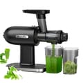 Miniatyrbillede 1 af 2: Koldpresssaftpresser, Høj saftudbytte, Stille drift,grøn, 220-240V, EU