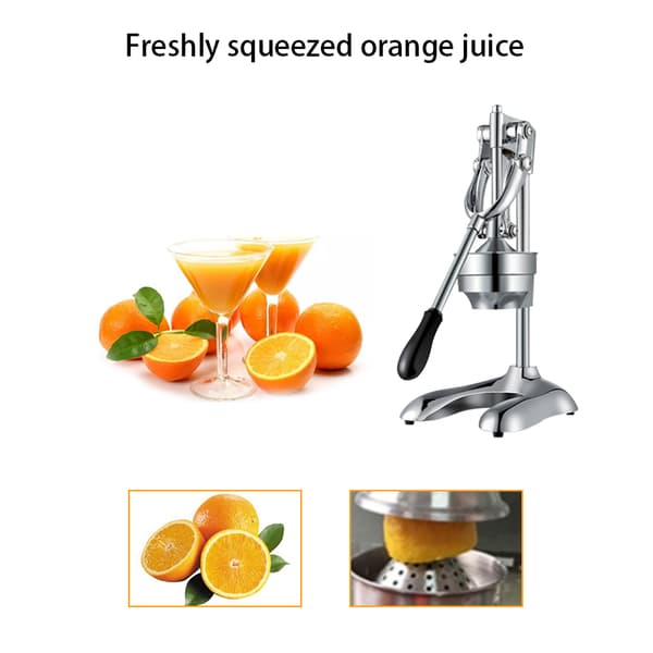Citruspresser, rustfrit stål konstruktion, til hjemme- og kommerciel brug., EU