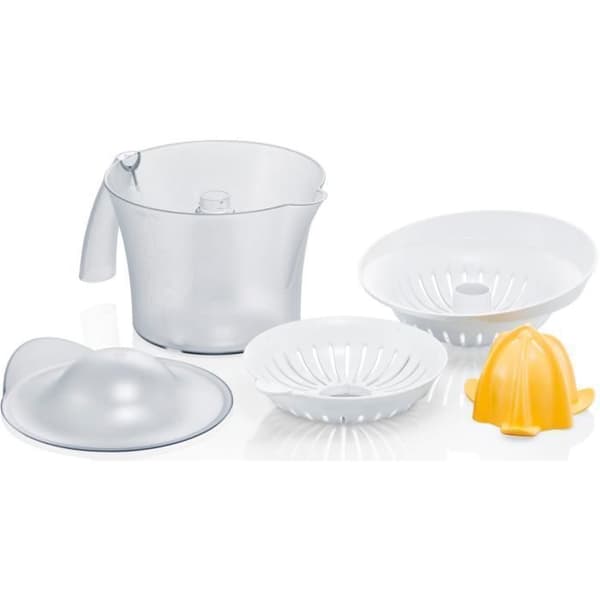 Bosch Citrusjuicer MCP3500 Elektrisk citrusjuicer Vit, Gul 0,8 L 25 W