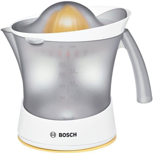 Bosch Citrusjuicer MCP3500 Elektrisk citrusjuicer Vit, Gul 0,8 L 25 W
