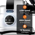 Miniatyrbild 4 av 4: AMZCHEF 80MM Stor Juicepress - Slow Juicer med 2 hastighetsinställningar och återspolningsfunktion - 150 watt juicepress för grönsaker och f