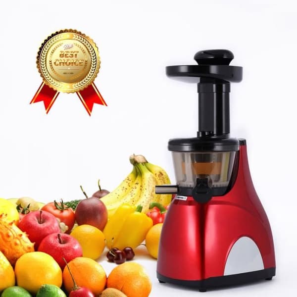 LCC® juicepress med långsam hastighet för färsk fruktjuice - High-Tech & Well-Being - Röd - 37 rpm