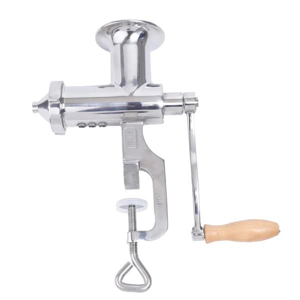 Manuel Juice Extractor, 304 Rustfrit Stål, Indføringsport Størrelse 8,6 x 8,6 cm, Kapacitet 500-1000 ml,Sølv