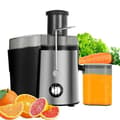 Miniatyrbild 1 av 6: Centrifugjuicepress - Centrifugjuice för frukt och grönsaker - 450W - 1,2 L och 500 ml - 70 MM Bred öppning - 2 hastigheter