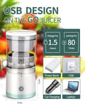Miniatyrbild 6 av 8: Elektrisk Juicepress - USB-laddbar, Bärbar Design för Enkel Användning
