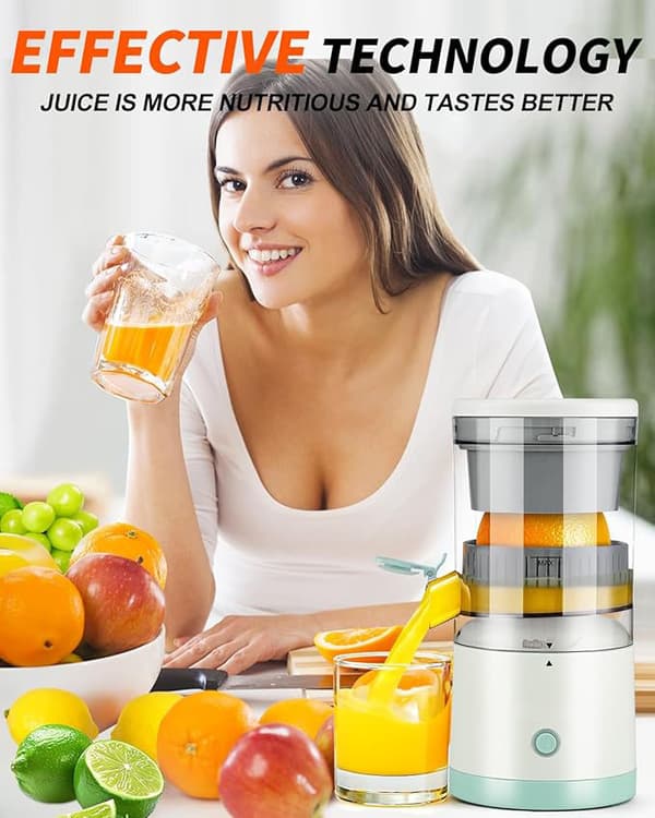 Elektrisk Juicepress - USB-laddbar, Bärbar Design för Enkel Användning