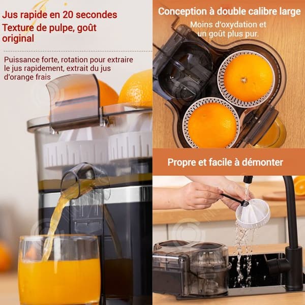 INN Elektrisk citruspress 100w stor lätt att rengöra elektrisk citruspress för citron/apelsin/grapefrukt press-apelsiner