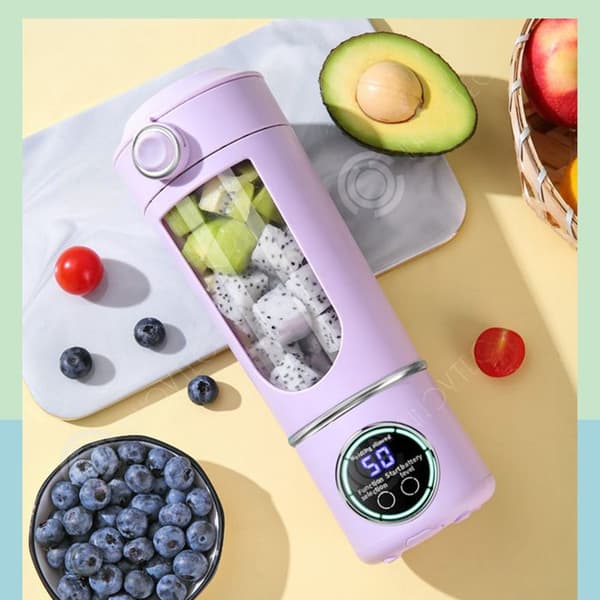 INN Petit vertikal juice extractor trådlös 700ml 50w 21000varv/min 1500mah digital display citruspress bärbar mini mixer
