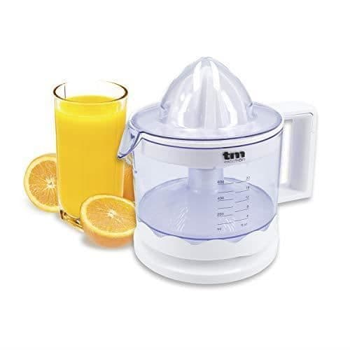 TM Electron tmpex002 elektrisk citruspress - massaregulator och enkel rengöring - vit