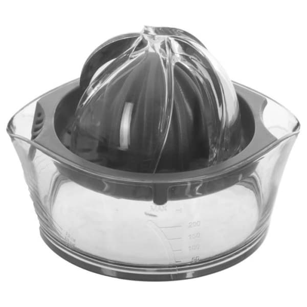 Citruspress - 2 i 1 - Slumodell - Akryl - Grå/Röd - 10 cm