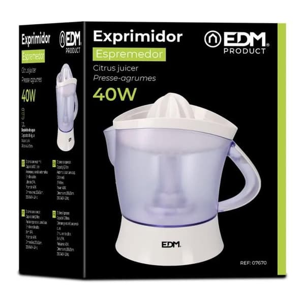 Elektrisk centrifug EDM Vit polypropen (1,2 L)