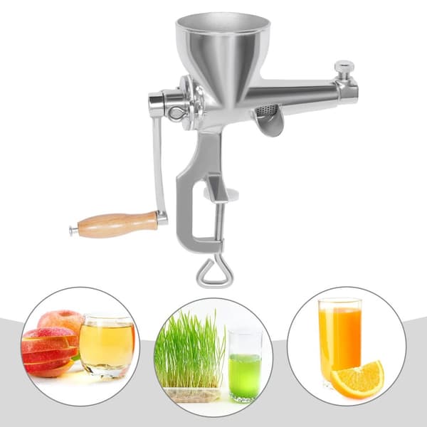 Squeezer, Rustfrit Stål Konstruktion, Nem at Rengøre,Sølv
