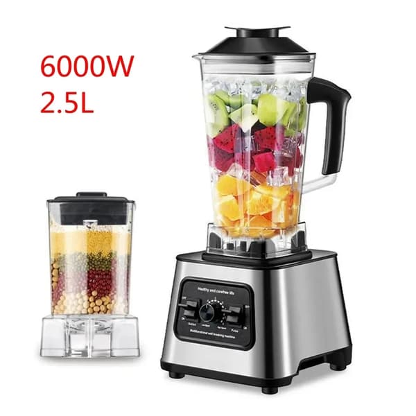 Blender Mixer, 6000W Strøm, 25L Beholder, EU
