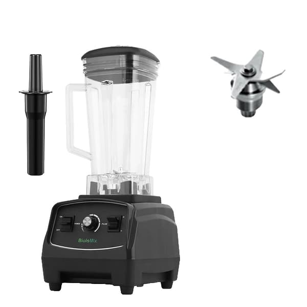 Blender Mixer Juicer, BPA fri, Høj effekt, Sort bladskruetrækker