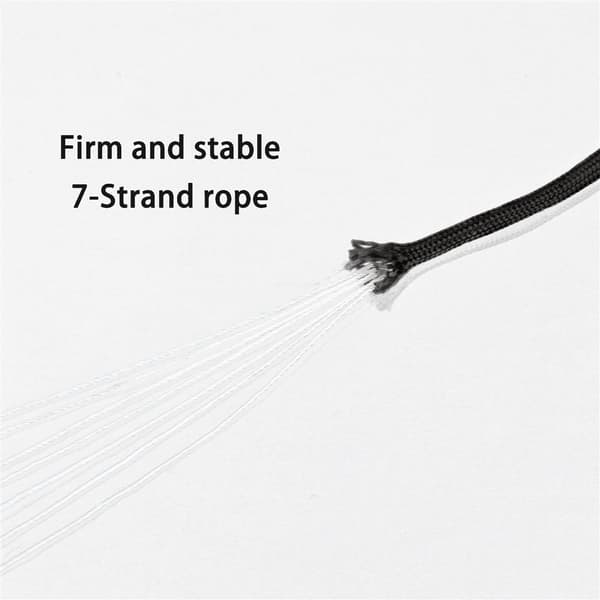 31 m hagetau i nylon 31 meter langt og 4 mm tykt Paracord-tau Slitesterkt og robust med 7 kjernetråder som er allsidig og fleksibelt