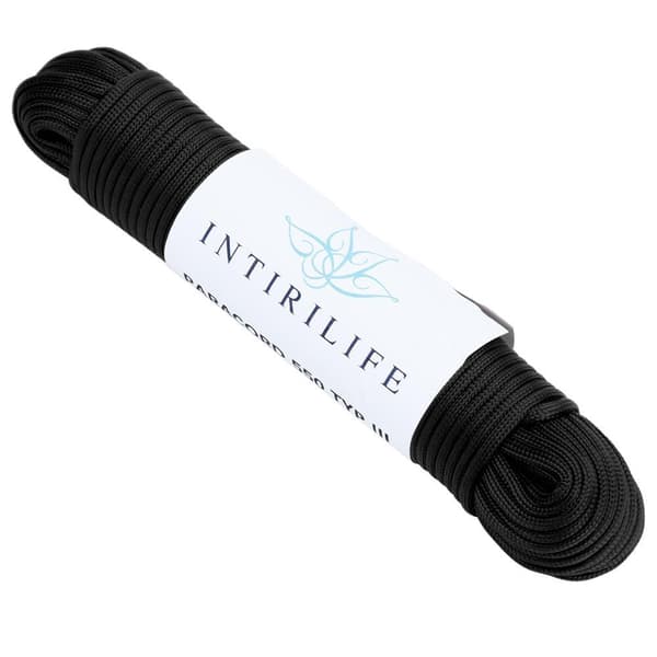 31 m hagetau i nylon 31 meter langt og 4 mm tykt Paracord-tau Slitesterkt og robust med 7 kjernetråder som er allsidig og fleksibelt