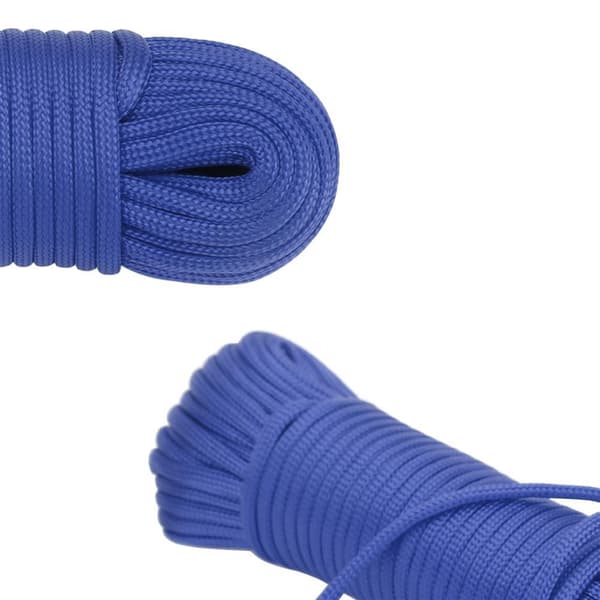 31 m hagetau i nylon 31 meter langt og 4 mm tykt Paracord-tau Slitesterkt og robust med 7 kjernetråder som er allsidig og fleksibelt