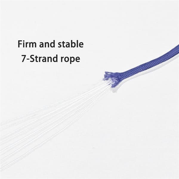 31 m hagetau i nylon 31 meter langt og 4 mm tykt Paracord-tau Slitesterkt og robust med 7 kjernetråder som er allsidig og fleksibelt