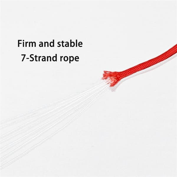 31 m hagetau i nylon 31 meter langt og 4 mm tykt Paracord-tau Slitesterkt og robust med 7 kjernetråder som er allsidig og fleksibelt