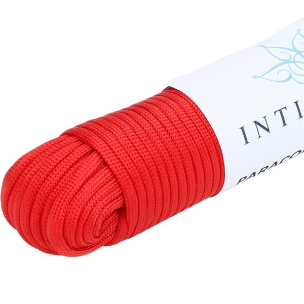 31 m hagetau i nylon 31 meter langt og 4 mm tykt Paracord-tau Slitesterkt og robust med 7 kjernetråder som er allsidig og fleksibelt