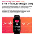 Miniatyrbild 4 av 4: M6 klockor (svart) - M6 Smartwatch för män kvinnor, Fitness Tracker, Pulsmätare