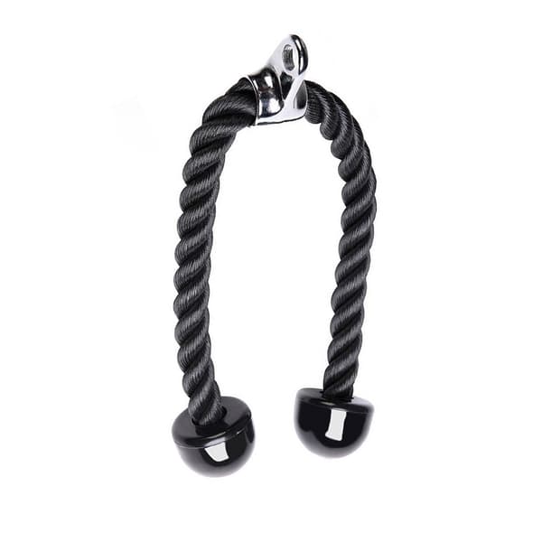 INF Triceps Pull Down Rope med karabinhage - Gym Cable Machine Attachment