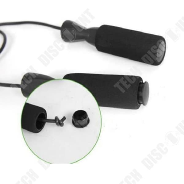 TD® PVC kullager hopprep - Justerbar kohud - Motståndskraftig för fitness; Boxning