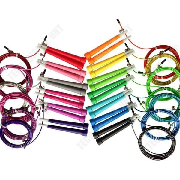 TD® Fine Jump Rope - Justerbar konditionsträning Crossfit Sport Träningsutrustning - Sport Grått rum