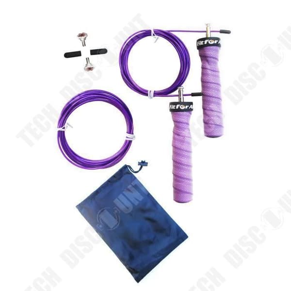 TD® Jump Rope/ Träning Fitness Jumps Boxning Speed Rope Purple