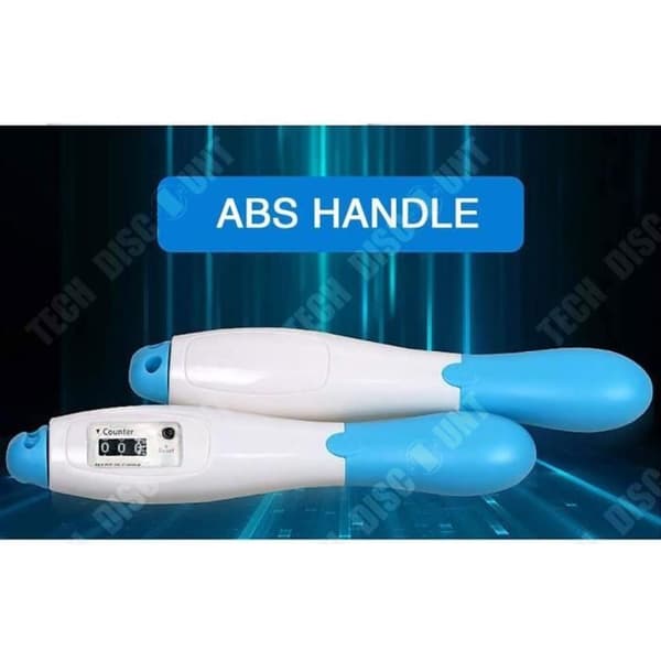 TD® hopprep 2,8m- Hastighetsjusterbart hopprep Plast- och stålkabel- Fitnessträning Crossfit Strong Boxing Blue