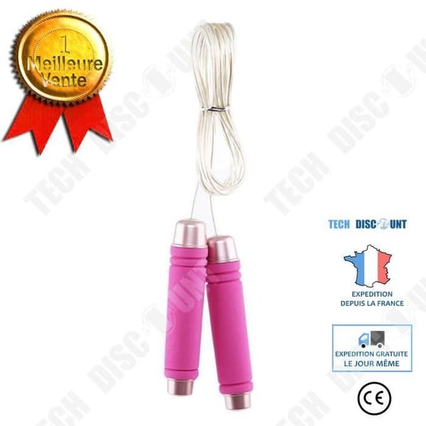 TD® Fitness Accessories - Bodybuilding,Specialerbjudande Jump Rope Ultra Speed Ball Bearing Jump Rope Wire - Röd typ