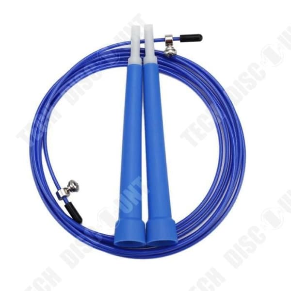 TD® Fitness Accessories - Bodybuilding,1PC 3M Enkelt hopprep Svamphopprep med Meter Sports Fitness - Typ 4 blå