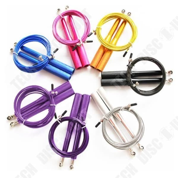 TD® Fitness Accessories - Bodybuilding, Crossfit Speed Shopping Rope Professionellt hopprep för MMA Boxing Fitness - Typ Re