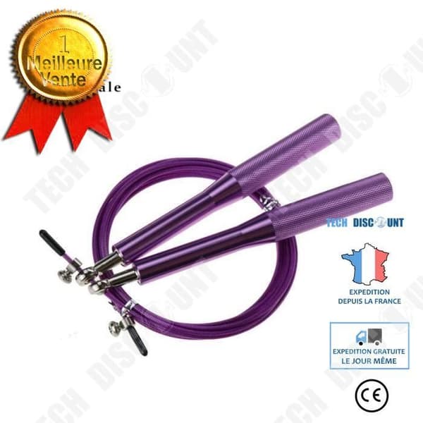 TD® Fitness Accessories - Bodybuilding, Crossfit Speed Shopping Rope Professionellt hopprep för MMA Boxing Fitness - Typ Re