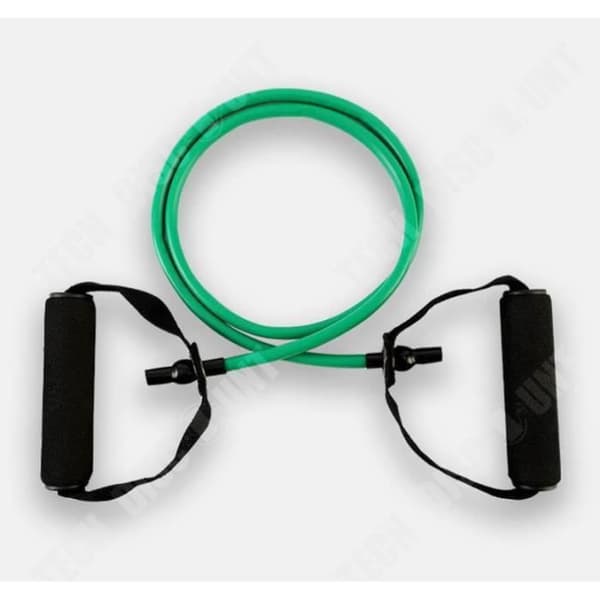 TD® Fitness Tillbehör - Bodybuilding, Elastiskt Yoga Drag-rep Fitness Resistance Bands Träningsrör Träning - Grön typ