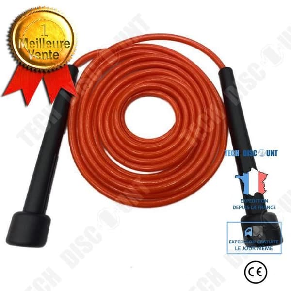 TD® Fitness Tillbehör - Kroppsbyggande, Hopprep Hopprep Sport Fitness Justerbara Snabbhastighetshandtag - Typ 01