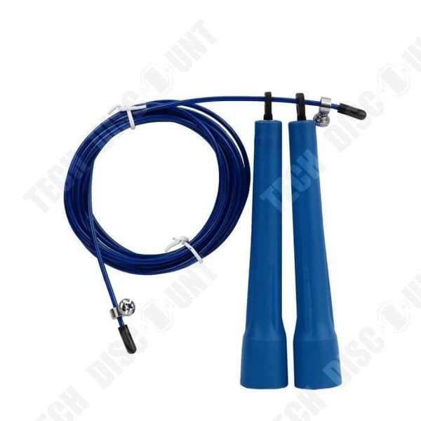 TD® Fine Jump Rope - Justerbar konditionsträning Crossfit Sport Fitnessutrustning - Sportrum Blå