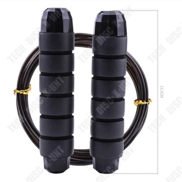 TD® Professionellt hopprep viktminskning fitness sport pvc vuxen viktbärande ståltråd ståltråd sportrep